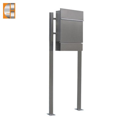 Galvanized sheet waterproof letterbox with stand